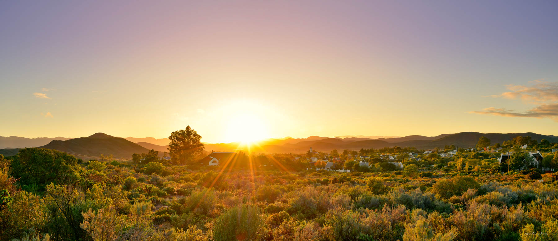 McGregor village sunrise